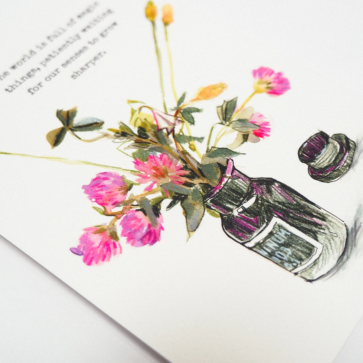 Postal ramo de trébol