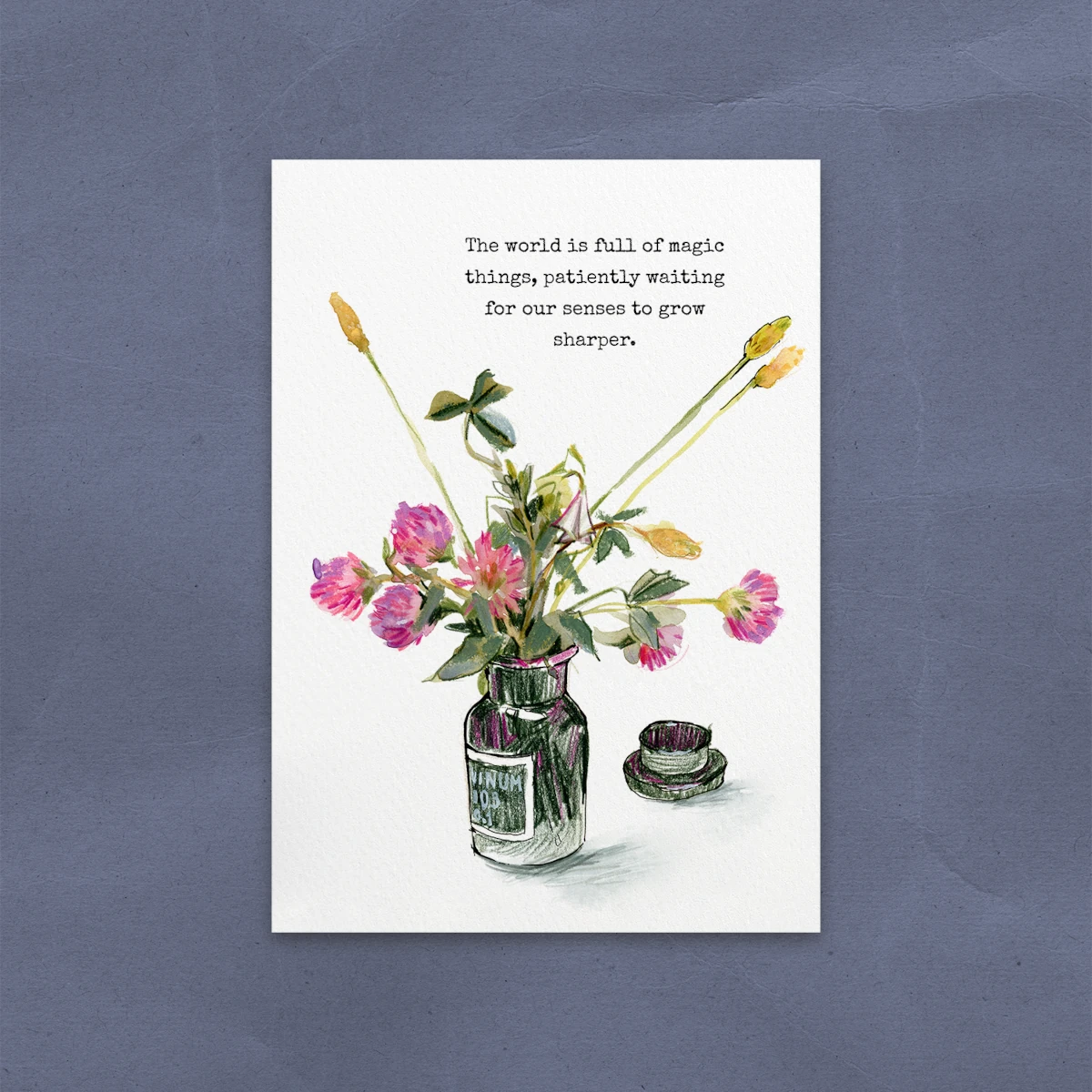 Postal ramo de trébol