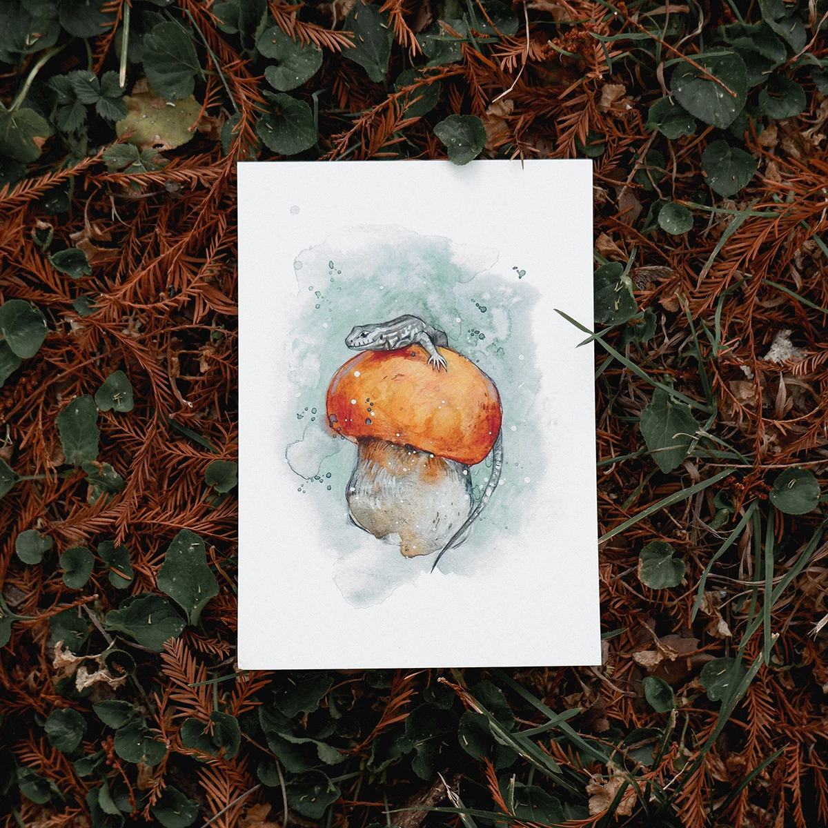 Postal Largatija sobre Seta