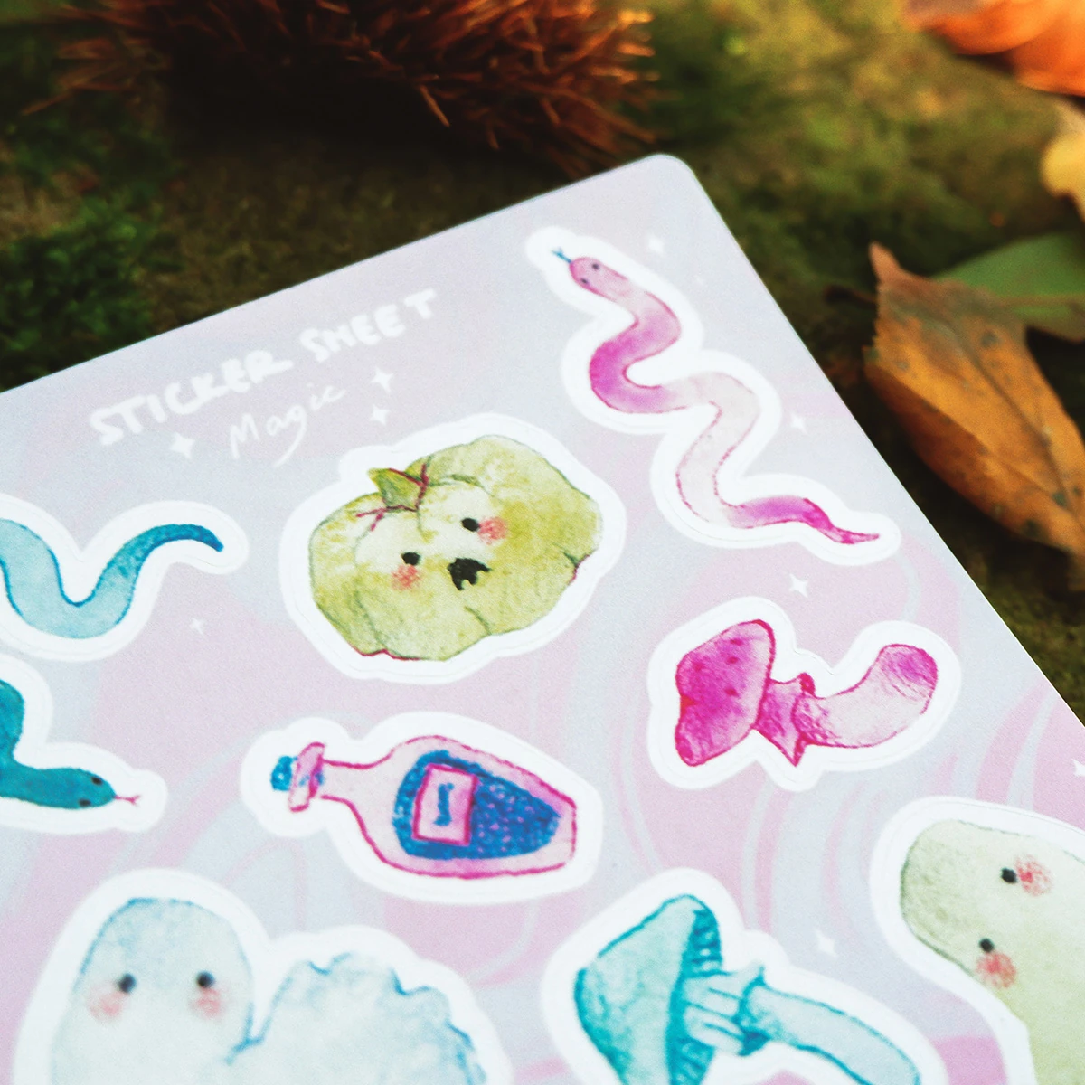 Magic Halloween – Paper Sticker Sheet