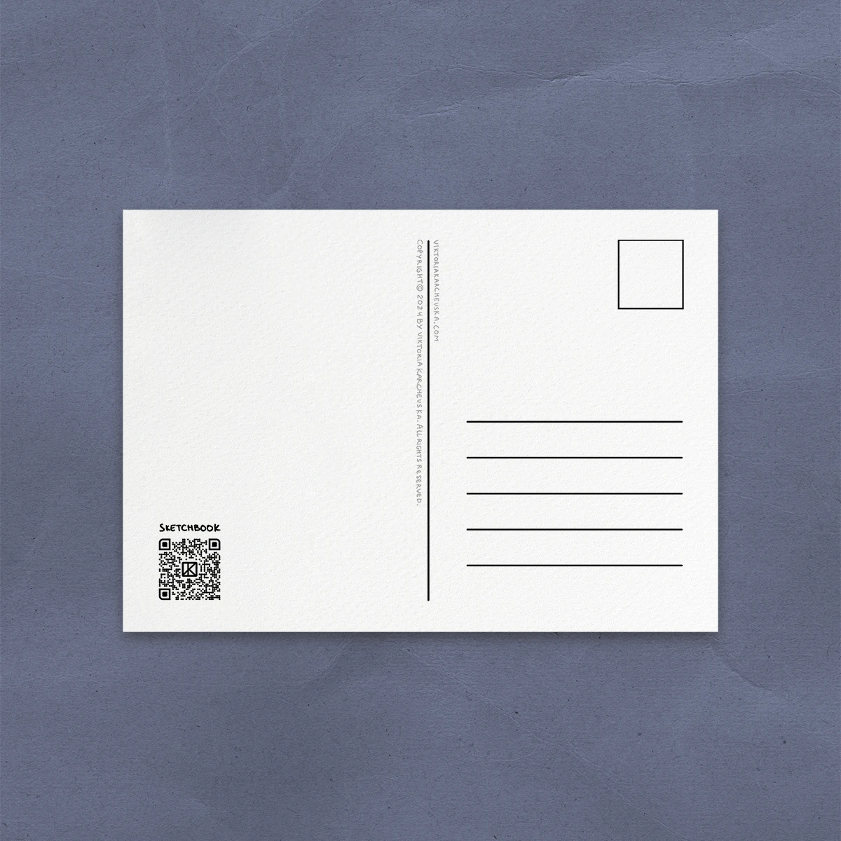 Postal de gato naranja